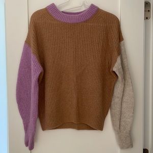 Everlane oversized alpaca crew